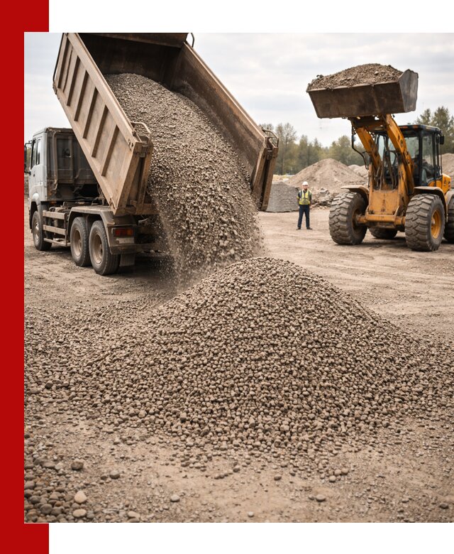 Гравийный щебень фракция 3–10 с доставкой в Архангельске