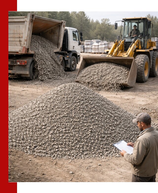 Гравийный щебень фракция 5–10 с доставкой в Архангельске