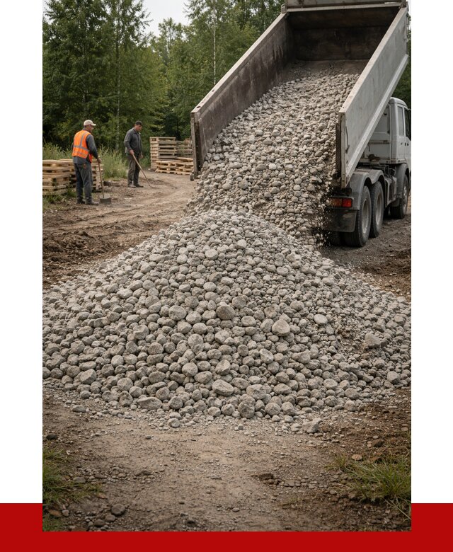 гравийный щебень фракция 70-120 в Архангельске от 2519 р. ПРОНЕРУДРхн