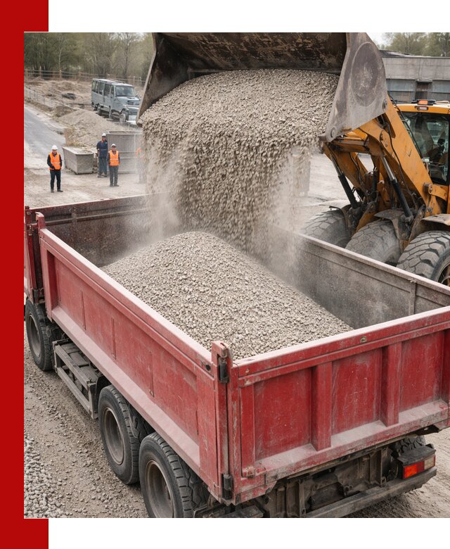 Купить известняковый щебень фракции 0-5 с доставкой в Архангельске