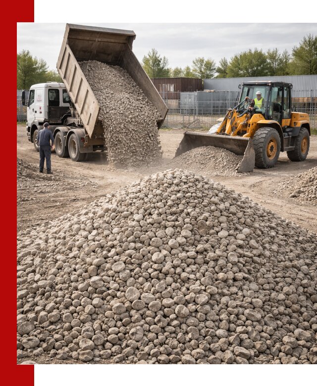 Доломитовый щебень фракции 20–41 с доставкой в Архангельске