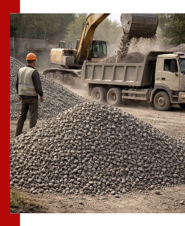 Шлаковый щебень фракция 5-20 с доставкой в Архангельске