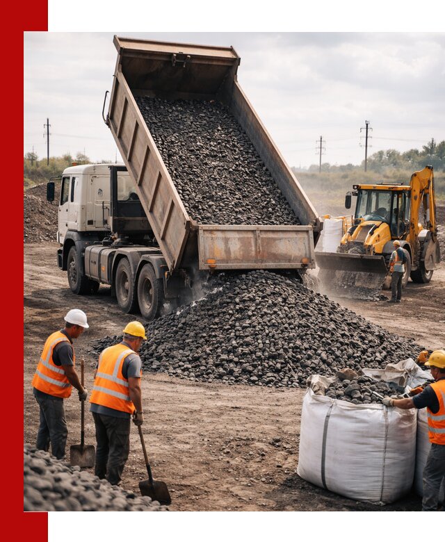 Шлаковый щебень фракция 40-70 с доставкой в Архангельске