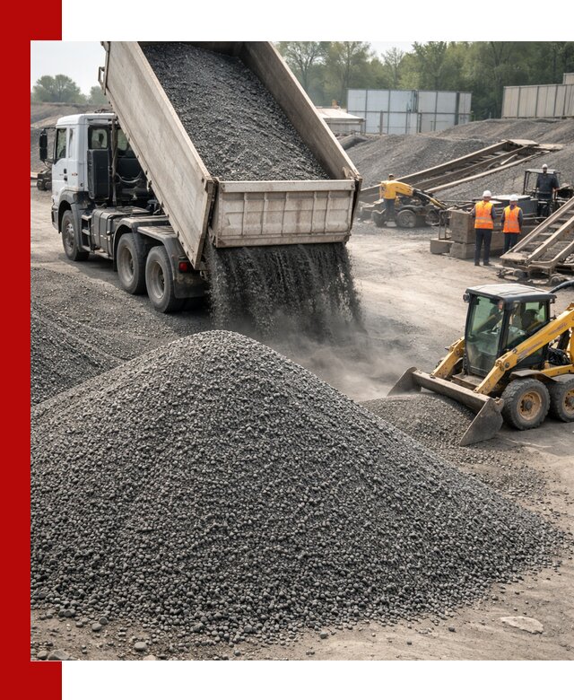 Вторичный щебень фракция 0–5 с доставкой в Архангельске