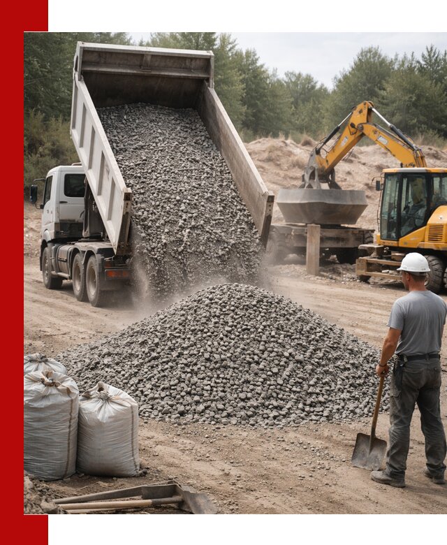 Доставка и продажа бетонного щебня в Архангельске