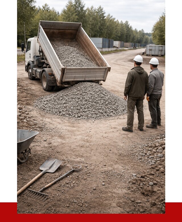 Бетонный щебень фракция 5-20 в Архангельске от 3290 р., ПРОНЕРУДРхн