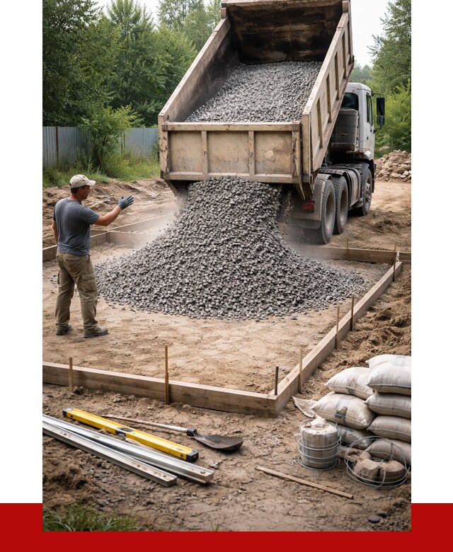 Купить щебень для фундамента в Архангельске от 4626 р. | ПРОНЕРУДРхн