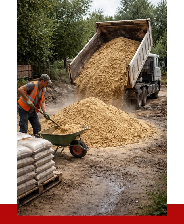 Купить песок с доставкой в Архангельске от 1851 р. | ПРОНЕРУДРхн