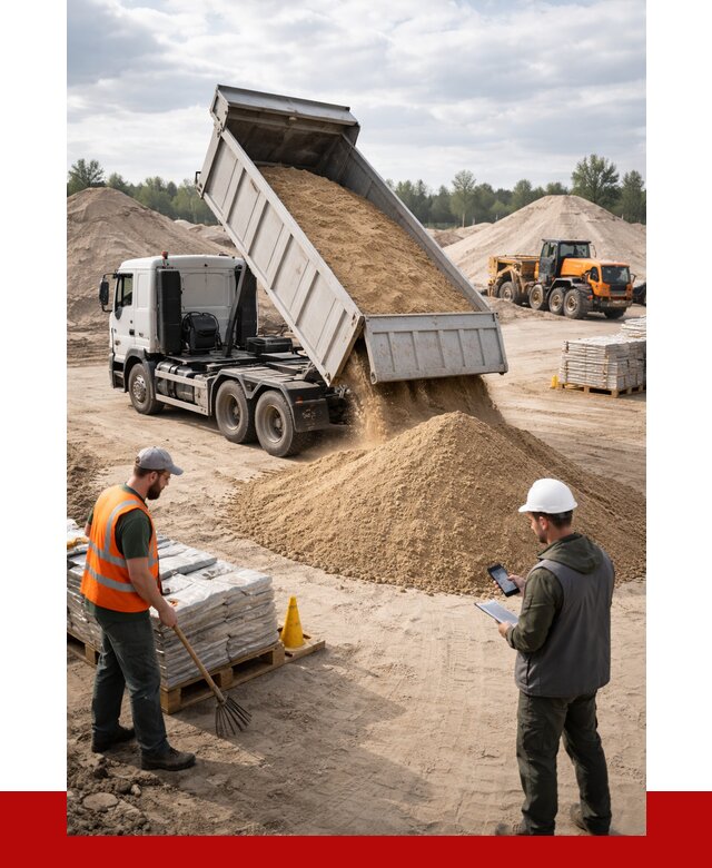 Карьерный песок с доставкой в Архангельске от 3701 р. ПРОНЕРУДРхн