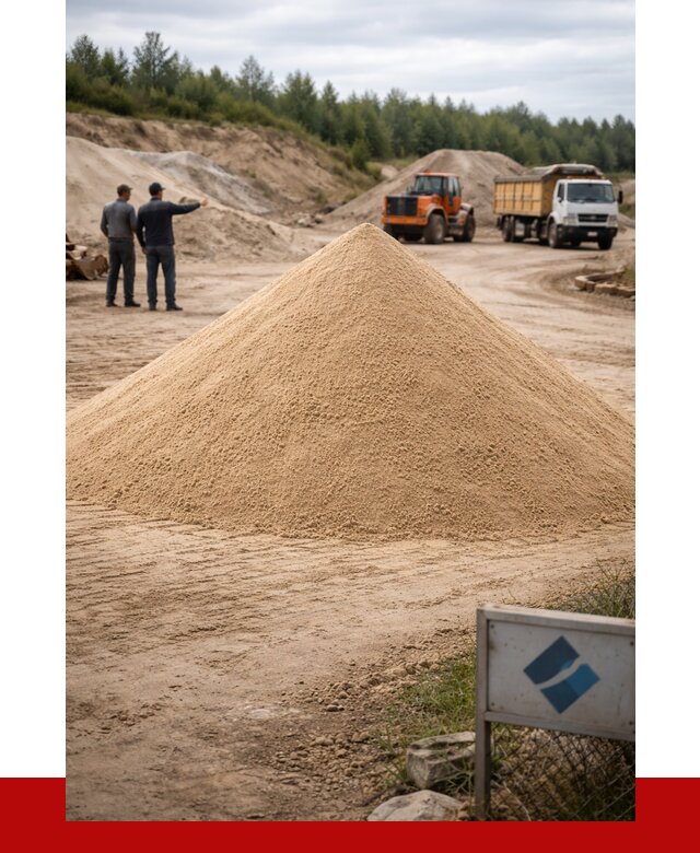 Карьерный песок навалом в Архангельске от 1851 р. | ПРОНЕРУДРхн