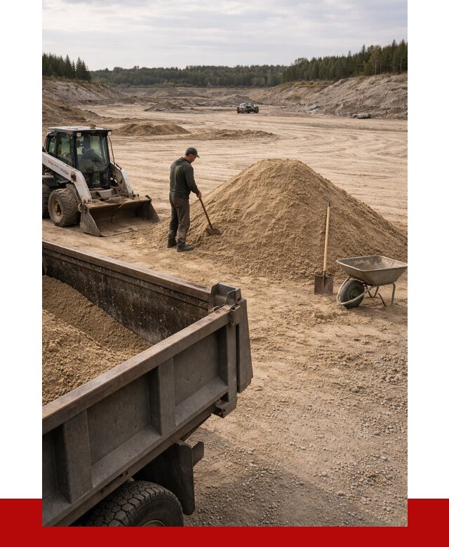 Карьерный песок среднезернистый в Архангельске, от 2262 р. ПРОНЕРУДРхн