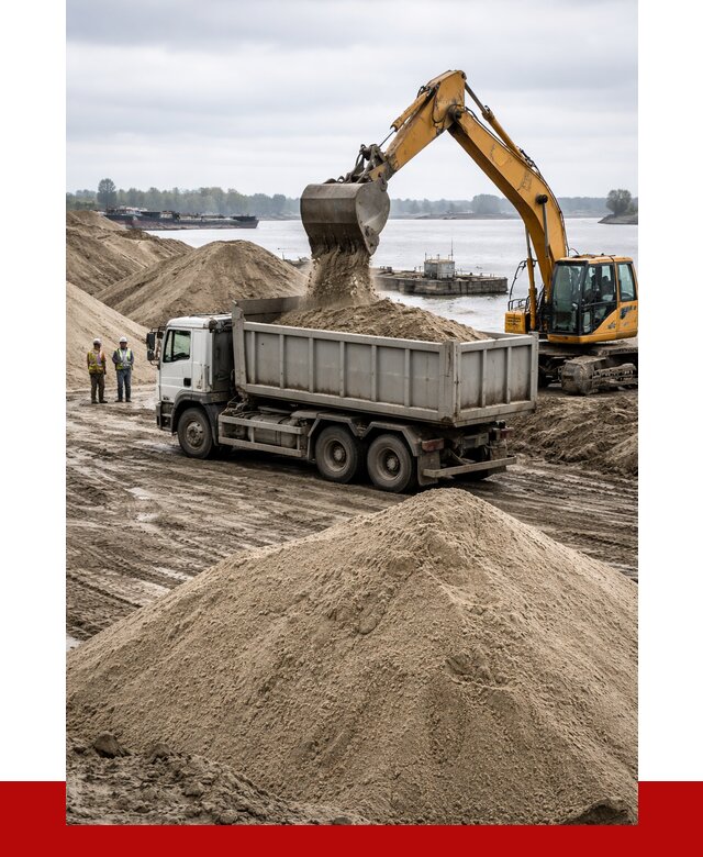Купить речной песок навалом в Архангельске от 1851 р., ПРОНЕРУДРхн