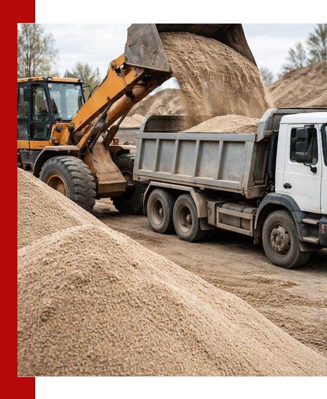 Доставка сеяного песка в Архангельске оптом и в розницу