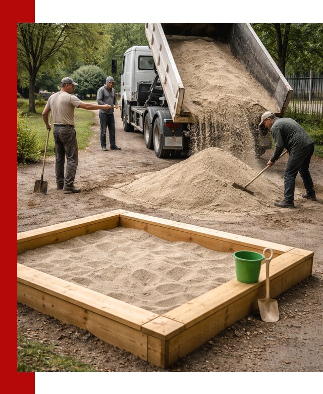 Песок для песочницы с доставкой в Архангельске недорого и чистый