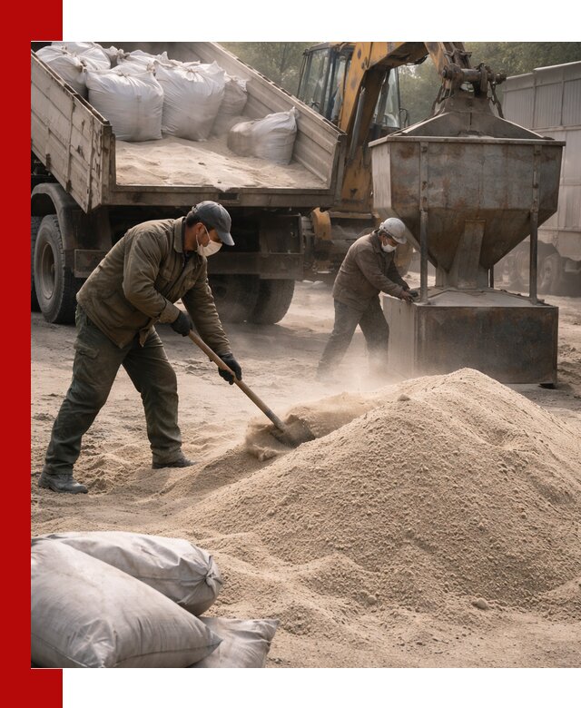 Кварцевый песок для пескоструя в Архангельске — доставка и качество