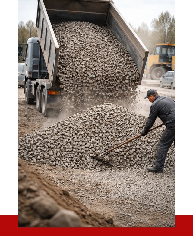 Гравий фракция 20-40 в Архангельске от 2570 р. доставка | ПРОНЕРУДРхн