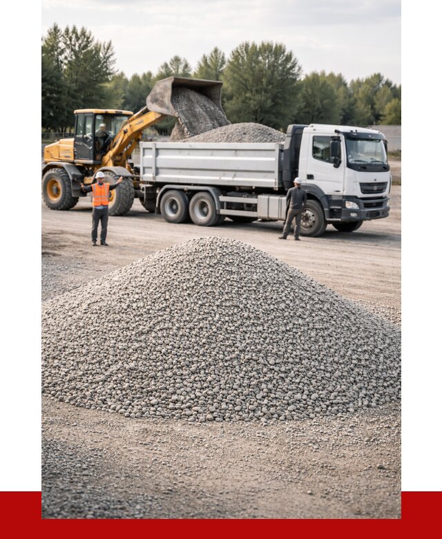 Купить мытый гравий в Архангельске от 3598 р, доставка ПРОНЕРУДРхн