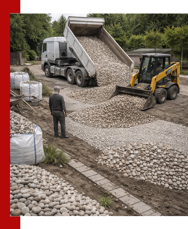 Доставка морской гальки оптом и в розницу в Архангельске