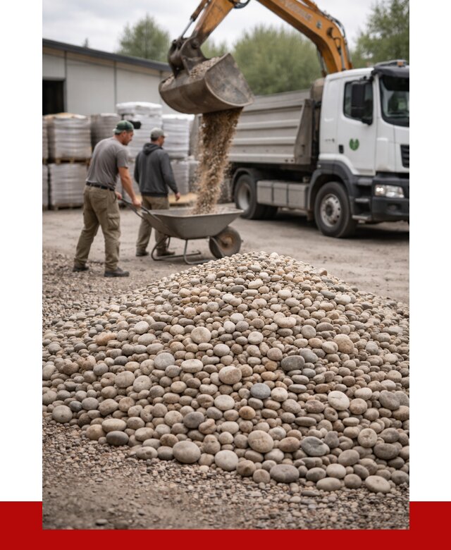 Галька декоративная в Архангельске от 3290 р. за куб | ПРОНЕРУДРхн