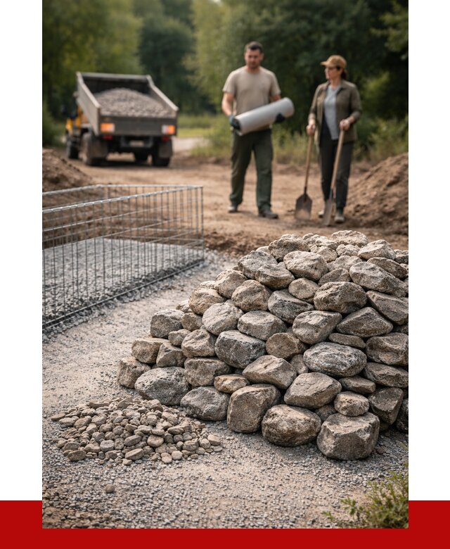 Камень для габионов фракция 100-200 в Архангельске от 4935 р. | ПРОНЕРУДРхн