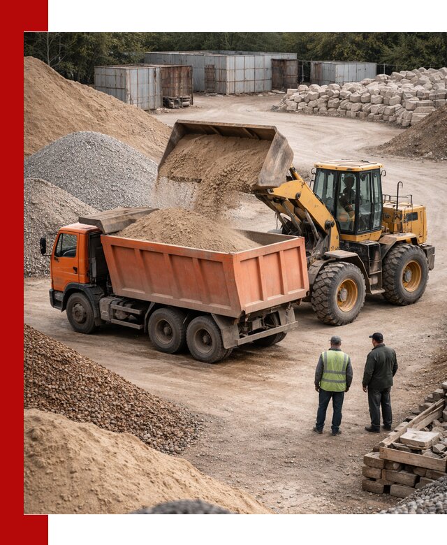 Доставка сыпучих смесей и смесей для стройки в Архангельске