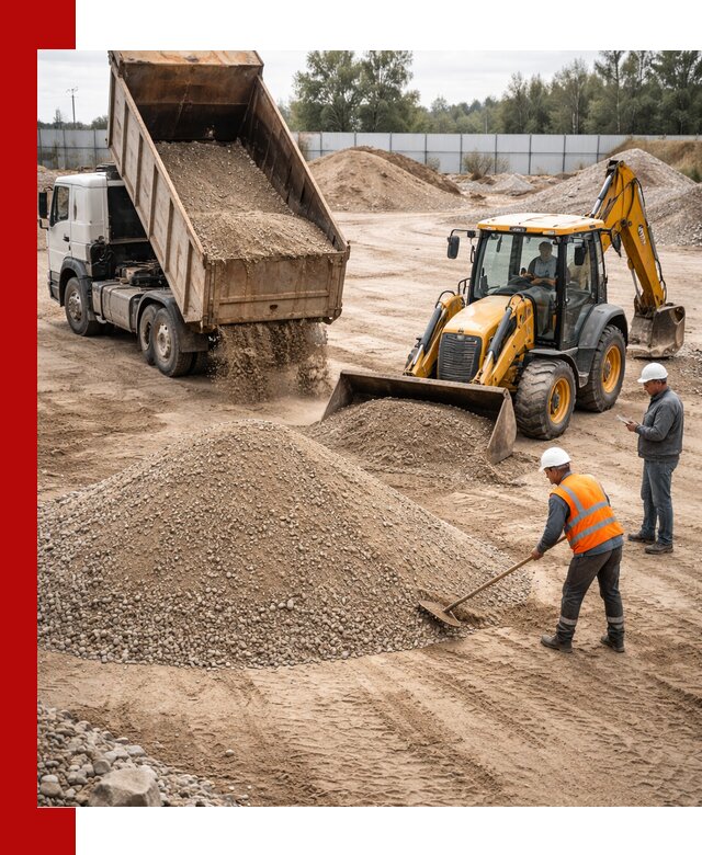 Поставка и доставка ПГС С4 в мешках и самосвалах в Архангельске