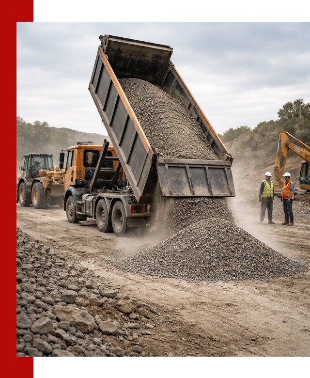 Щебёночно-песчаная смесь ЩПС С1 с доставкой в Архангельске