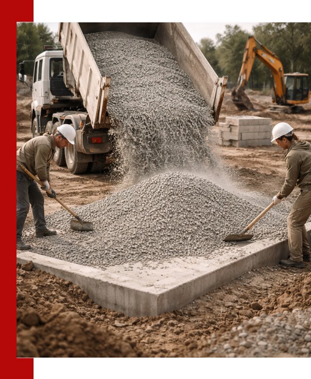 Доставка и продажа отсева для бетона в Архангельске