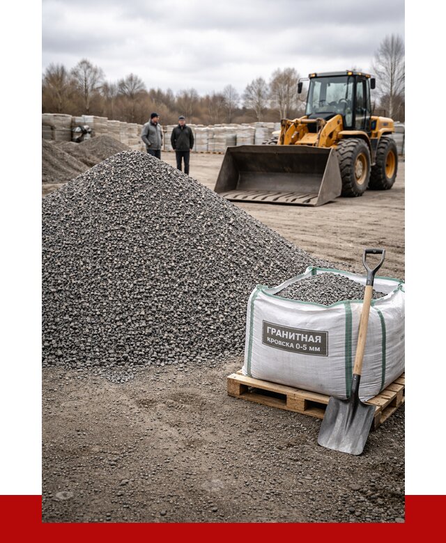 Купить гранитную крошку в Архангельске от 4935 р. с доставкой | ПРОНЕРУДРхн