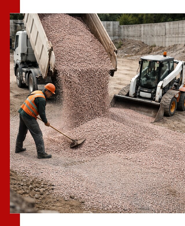 Крошка розовый гранит с доставкой в Архангельске от производителя