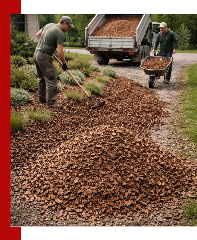 Крошка для мульчирования с доставкой в Архангельске