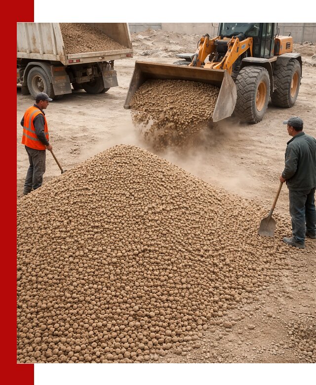 Керамзит фракция 10-20 с доставкой в Архангельске