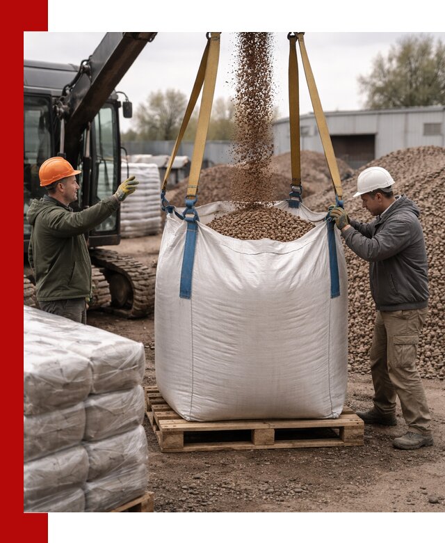 Керамзит в биг-бегах с доставкой в Архангельске