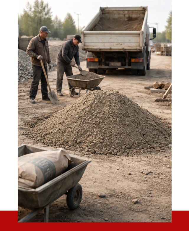 Цементно-песчаная смесь М150 в Архангельске от 4832 р. | ПРОНЕРУДРхн