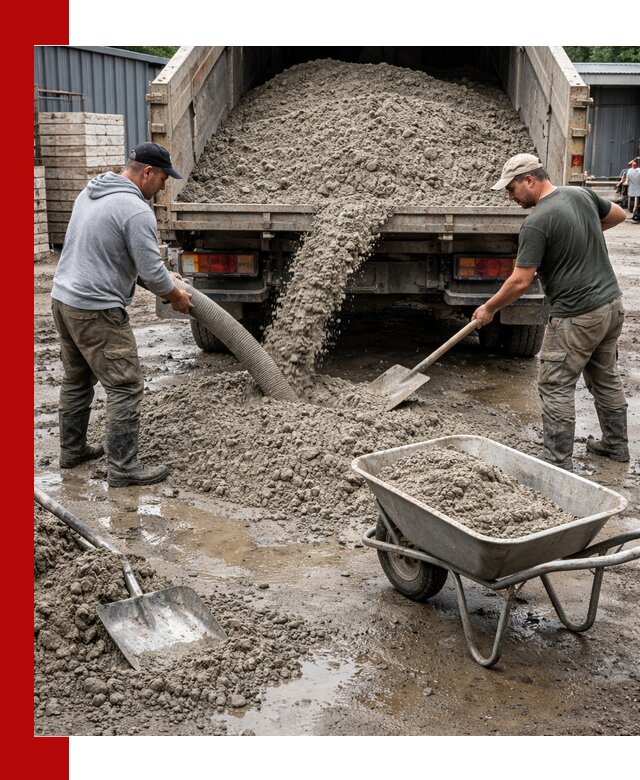 Цементно-песчаная смесь М150 доставка в Архангельске