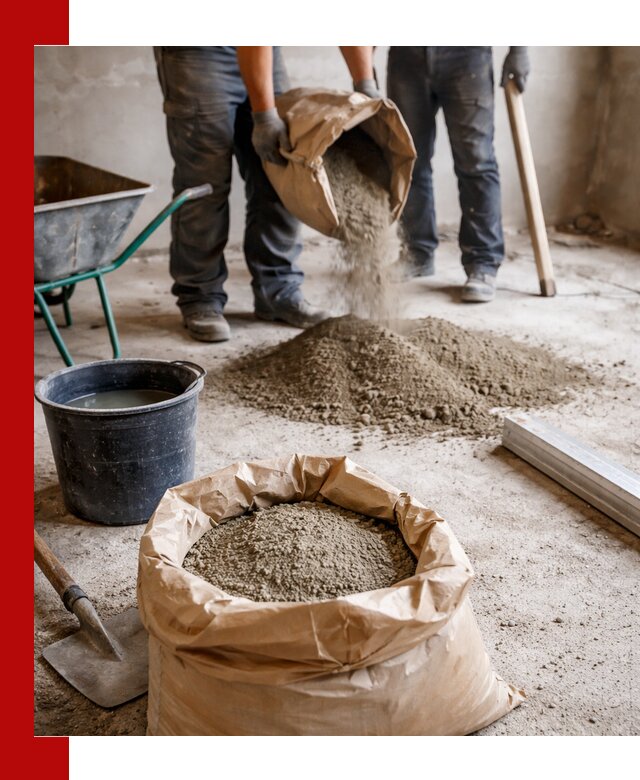 Доставка сухой смеси для стяжки в Архангельске