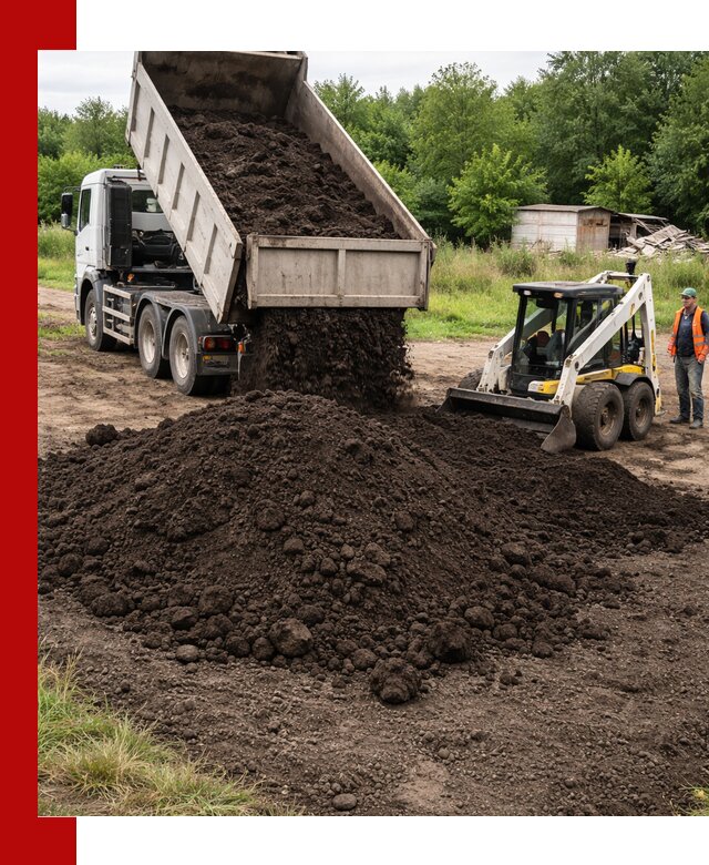 Поставка плодородной земли с доставкой самосвалом в Архангельске