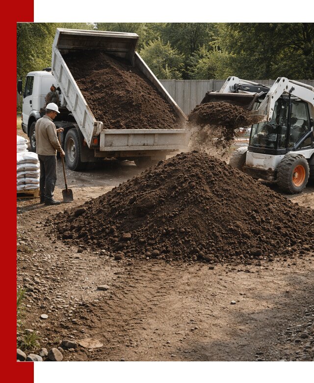 Доставка растительного грунта в Архангельске от производителя оптом и в розницу