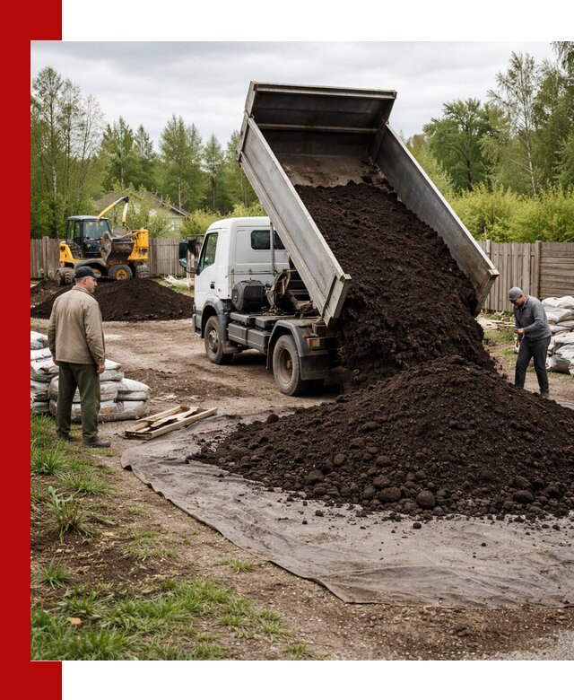 Доставка качественного почвогрунта в Архангельске оптом и в розницу