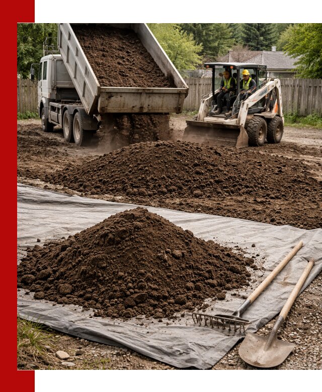 Грунт для отсыпки участка с доставкой в Архангельске