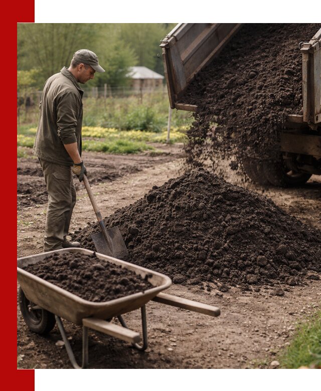Доставка качественной земли для огорода в Архангельске