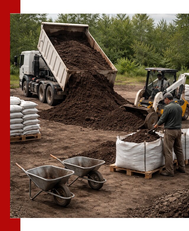 Доставка и продажа торфогрунта в Архангельске оптом и в розницу