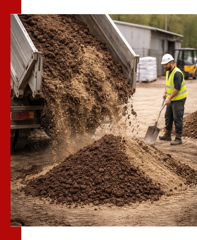 Доставка торфо-песчаной смеси в Архангельске для строительства и озеленения