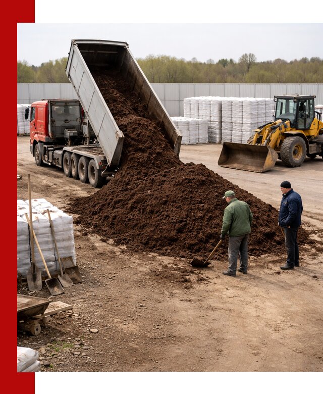 Доставка торфяных смесей оптом и в розницу в Архангельске