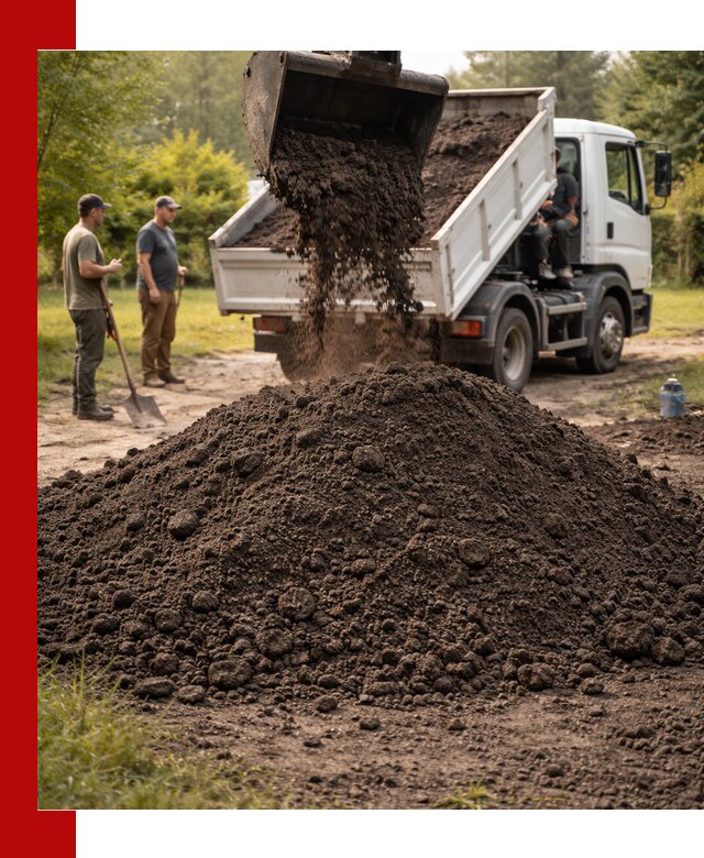 Доставка и продажа чернозема в Архангельске оптом и в розницу