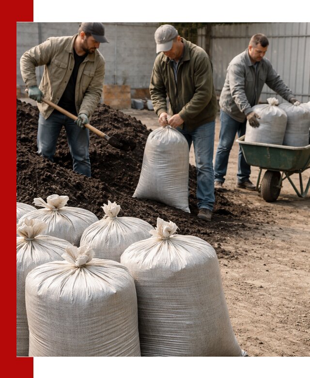 Купить чернозем в мешках с доставкой в Архангельске