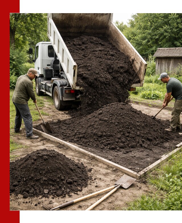 Купить чистый чернозем для огорода с доставкой в Архангельске