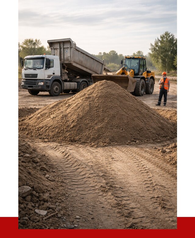 Купить песчаный грунт с доставкой в Архангельске от 4318 р. | ПРОНЕРУДРхн