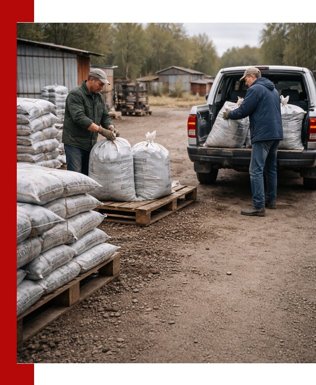 Купить конский навоз в мешках с доставкой в Архангельске