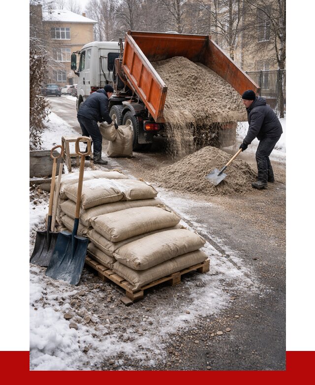 Противогололедные материалы оптом в Архангельске от 4318 р. | ПРОНЕРУДРхн